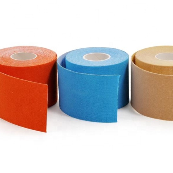 Hot Sale Medical Colorful Wound Care Adhesive Dressing Bandage Rolls Sports Tape