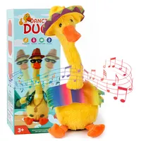 Custom Baby Soft Stuffed Animals Musical Repeat Duck Plush Toys