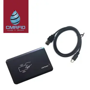 Promosyon RFID okuyucu yazar 13.56Mhz USB arayüzü masaüstü okuyucu