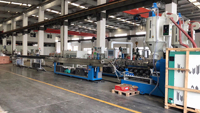 Machine d'extrusion pour la fabrication de manches de balais en plastique Horserider, ligne de production