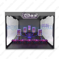 SQactivaPlay Nouvelle Machine de Simulation de Tir au Panier de Basket Électronique en Métal pour Intérieur, Compatible 110V/220V/380V pour l'Entretenissement