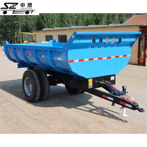 Remolques de camión <span class=keywords><strong>volquete</strong></span> en forma de U de servicio pesado directo de fábrica, camiones semi basculantes para transporte de piedra - Product Image 1