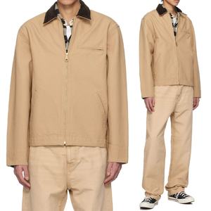 Veste Detroit en toile de coton durable de haute qualité pour homme, entièrement zippée, personnalisable, style vintage, pour le travail - Product Image 1