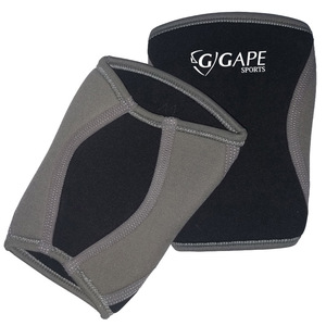 Manchons de genou en néoprène de 7 mm avec logo personnalisé, compression, antidérapants, élasticité réglable, respirants, protection sportive unisexe - Product Image 4