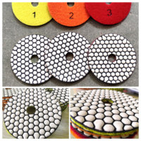 LITTLE ANT Disque diamanté à sec ultra-efficace 4 pouces 100 mm pour le travail des bords de comptoirs en granit, marbre et quartz
