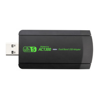 Precio de fábrica Driver Free AC1300 Dual Band 2,4G 5GHz USB Wifi Adapter 1300Mbps RTL8812CU para PC Laptop