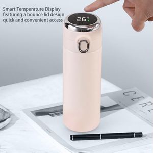 Custom High Quality 304 Stainless Steel <b>Thermos</b> Cup Portable Intelligent Digital Vacuum Coffee Direct Drinking - Product Image 2
