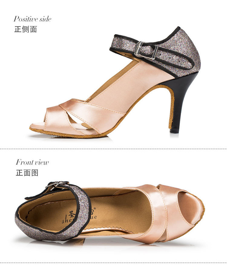 Women Professional Dancing Shoes High Heel Ladies Ballroom Cheap Latin Dance Shoes
