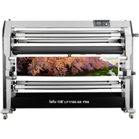 Machine à plastifier électrique entièrement automatique LF1700-D2, plastifieuse professionnelle pour signalétique, film vinyle, papier, plastique, haute vitesse