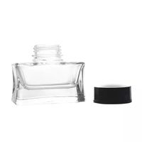 Recharge vide de 50ml, bouteille d'encre rectangulaire en verre, conteneur de peinture et de teinture, stylo à plume, bouteille d'encre, vente en gros