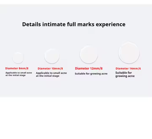주간 하이드로 콜로이드 여드름 여드름 패치 여드름과 잡티를 덮는 얼굴과 피부를위한 초박형 스팟 패치 - Product Image 5