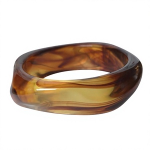 Elegantes Brazaletes de Resina Artísticos Hechos a Mano para Mujer, Patrones Personalizables, Proveedor de Joyería al por Mayor - Product Image 4