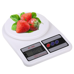 Balance de cuisine électronique étanche SF-400, capacité de 5 kg, précision de 1 g, arrêt automatique, plateforme antidérapante, poids en plastique pour la maison - Product Image 3