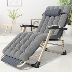 Chaise longue de camping en plein air chaise de plage pliante soleil chaise pliante de <span class=keywords><strong>jardin</strong></span> <span class=keywords><strong>avec</strong></span> <span class=keywords><strong>accoudoirs</strong></span> neufs - Product Image 1