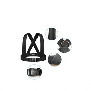 Harnais d'entraînement réglable en nylon avec boucle métallique, ceinture de résistance robuste pour fitness, harnais d'entraînement réglable en nylon de qualité supérieure - Product Image 1