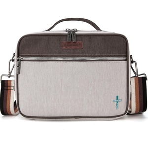 Free sample Source Factory: Large <b>Bible</b> Carrying <b>Case</b>/Church <b>Bible</b> Bag with Adjustable Shoulder Strap and Padded Handle - Product Image 1