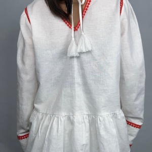 Blusas y Camisas de Moda para Mujer, Estilo Casual, Manga Corta, Verano, Bordadas - Product Image 3