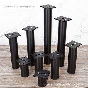 Pata de Mueble de Aluminio Negra Ajustable, Soporte para Gabinete, Diseño Minimalista, Fácil Instalación - Product Image 4