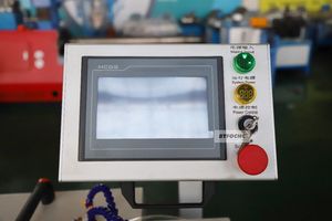 Byfocnc mới tự động TDC mặt bích tạo thành máy HVAC Ống Vuông thép mặt bích sản xuất máy - Product Image 3