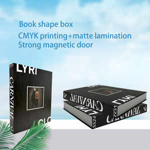 Caja Rígida Magnética de Alta Gama con Forma de Libro, Impresión a Todo Color, para Empaque de Moda y Arte de Lujo - Product Image 3