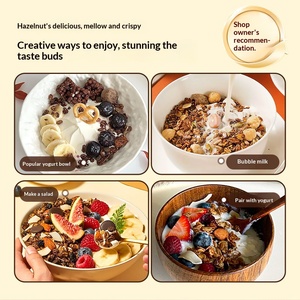 Meizhou Shike 400g Céréales de petit-<span class=keywords><strong>d</strong></span>éjeuner au <span class=keywords><strong>chocolat</strong></span> et au sel marin, saveur flocons <span class=keywords><strong>d</strong></span>'<span class=keywords><strong>avoine</strong></span> et yaourt - Vente en gros - Product Image 5