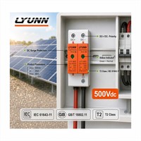 Parafoudre domestique basse tension SPD DC 1000V 800V 600V 500V 10kA~20kA 20kA~40kA, dispositif de protection PV OBO