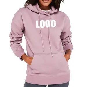 Oem Custom Foam Bubble Pull Over Katoen Oversized Fleece Zwaargewicht Fabrikant Drop Mouw Puff Print Hoodie Voor Vrouwen