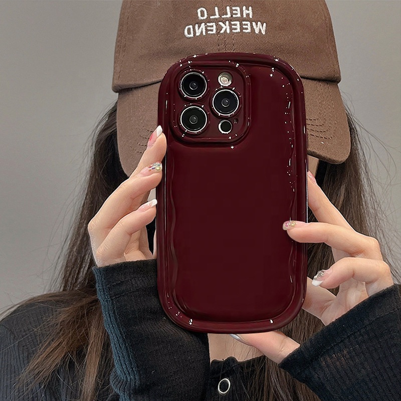 iphone case burgundy