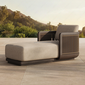 Fauteuil inclinable <span class=keywords><strong>d</strong></span>'extérieur Ferly en aluminium, fait main, pour villa, <span class=keywords><strong>piscine</strong></span>, hôtel, anti-UV, durable, luxe moderne - Product Image 2