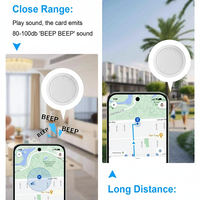 Localizador Inteligente Android para el Hogar y la Oficina con Cuerpo de Plástico, Posicionamiento en Tiempo Real y Control por Aplicación para Llaves, Carteras y Artículos Esenciales Diarios