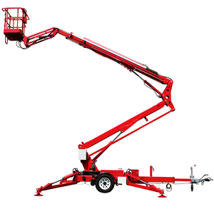 Tốt nhất bán 52ft cây cắt tỉa điện theo dõi bùng nổ JIB Lift 40-65ft bên ngoài bức tranh và bảo trì Chiều cao làm việc Trailer Lift - Product Image 3