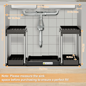 <b>Large</b> Capacity Heavy Load Double Pull-Out <b>Sliding</b> Drawer Standing Non-folding Multifunction Sustainable Plastic Modern Storage - Product Image 2