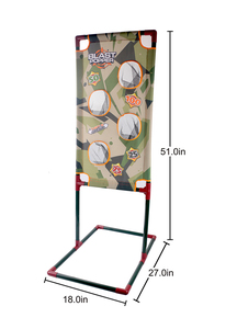 2人用セットソフトフォームボールガンポッパーおもちゃ子供用シューティングゲームフォームエアソフトプラスチックガン - Product Image 4