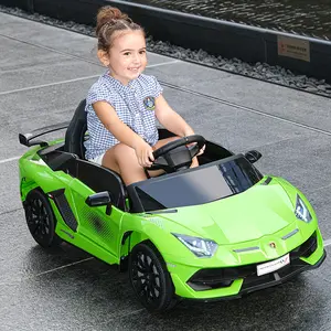 Licensed Super Car Kids 4 EVA Wheels Toy Car Children's 12v Electric Ride On Cars Remote Control Electric Toy For Kids To Drive