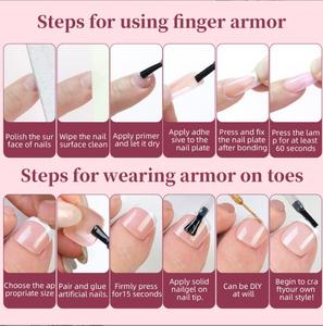 288 pièces/boîte couverture complète <span class=keywords><strong>Gel</strong></span> manucure artificielle Extension conseils 12 couleurs orteil doigt ABS faux ongles français presse <span class=keywords><strong>sur</strong></span> les ongles - Product Image 5