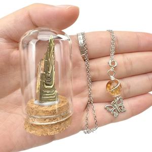 Fábrica de piedras preciosas semipreciosas, cristal curativo, citrino de lujo, conjunto de materiales mixtos de colgante y bismuto para Feng Shui - Product Image 2