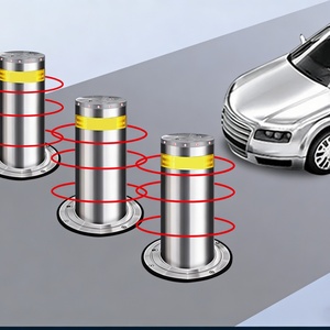 Bolardos de Acero Inoxidable Zhanjiang, Barandilla Automática Eléctrica Retráctil Hidráulica Anticollisión con Protección IP67 para Uso Escolar - Product Image 3