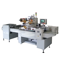 Crème de machine à sandwich à biscuit à la crème à deux voies Skywin avec système d'emballage à bord pour usines de fabrication