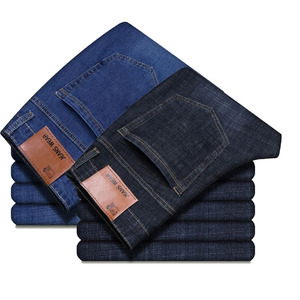 Pantalones de Jean Ajustados de Marca al por Mayor para <span class=keywords><strong>Hombre</strong></span>, Pantalones Casuales de Diseñador Personalizados en <span class=keywords><strong>Tallas</strong></span> <span class=keywords><strong>Grandes</strong></span>, de Alta Elasticidad y Resistentes al Desgaste, Pantalones de Trabajo en Denim Negro - Product Image 2