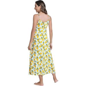 Camisón sin mangas personalizado de viscosa de bambú, vestido tipo slip con tirantes finos y efecto refrescante para mujer, tallas S a XXL - Product Image 5