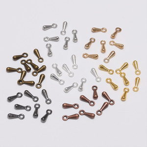 Chaîne d'extension de collier de bijoux avec extrémité en forme de goutte de 2,3 mm, accessoires en alliage de cuivre pour la fabrication de bracelets, vis pour bijoux DIY - Product Image 4