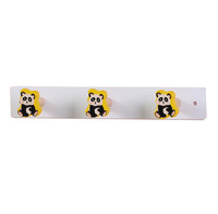 Dessin animé Animal Lion créatif collant perforé double usage vêtements crochet chambre mur collant crochet