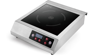 Cuisinière à induction commerciale 3500W, corps en acier inoxydable, commande par bouton, brûleur unique, cuisinière à induction professionnelle - Product Image 5
