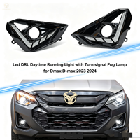 Kit de conversion pour pick-up : Systèmes d'éclairage LED DRL (feux de jour) avec clignotants et feux antibrouillard pour Dmax D-max 2023 2024