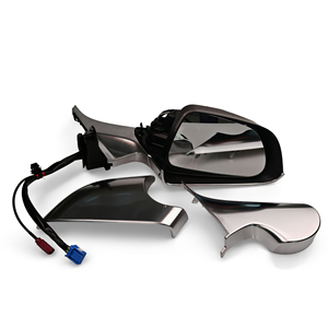Specchietto Retrovisore Convesso Antiappannamento per VW <span class=keywords><strong>Golf</strong></span> <span class=keywords><strong>7</strong></span>, Argento/Nero 5G0857522 (Sinistro / Destro) - Product Image 2
