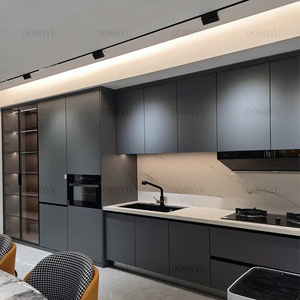 Nhà Máy Giá Chất Lượng Cao Nhôm Tủ Bếp Tùy Chỉnh Nước Bằng Chứng Nhôm Cửa Kính Tủ Bếp Cho Ngôi Nhà - Product Image 1