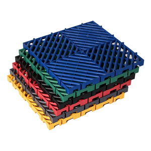 Revêtement <span class=keywords><strong>de</strong></span> sol en PP moderne à emboîtement antidérapant avec design graphique pour entrepôts et garages - Product Image 3