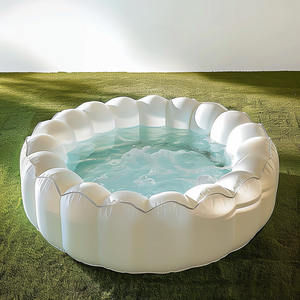 Tùy Chỉnh Lớn PVC Trẻ Em Hồ Bơi Bơm Hơi Độc Đáo Thiết Kế Mới Cho Sân Sau Chèo Vòng Bơi Kiddie Hồ Bơi Bơm Hơi Cho Trẻ Em - Product Image 3