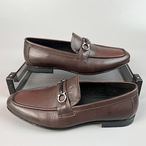 Genuine Leather Oxford Loafers for Men Slip-On Breathable Business Dress <b>Shoes</b> <b>Height</b> <b>Increasing</b> for Office - Product Image 5