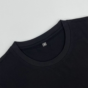 Wholesale <b>Shirts</b> Pattern Summer Custom Cotton <b>Black</b> Logo Printed Plain Men <b>T</b> <b>Shirt</b> - Product Image 5